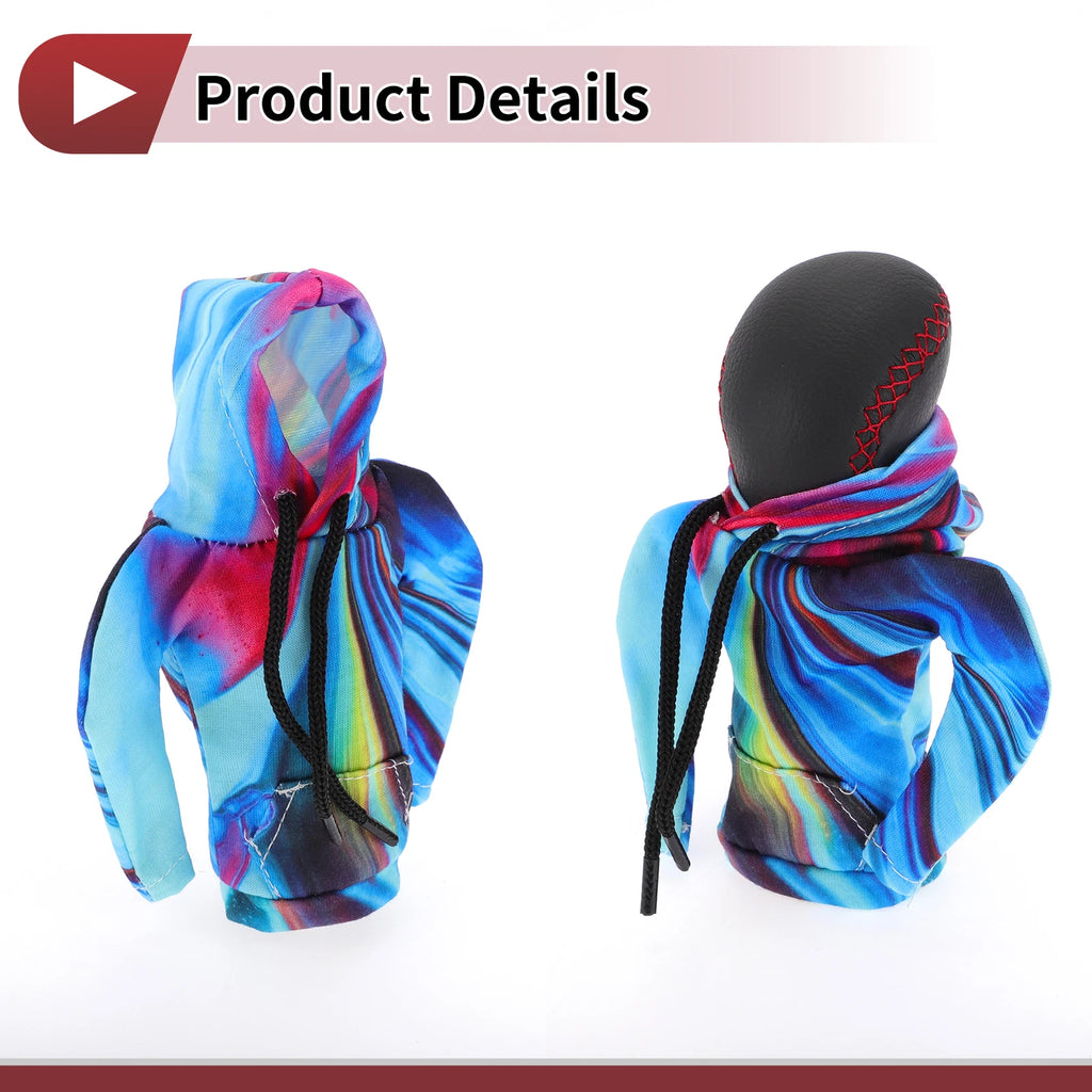 Gear Shift Knob Cover for Universal Fit (3D Printed, Blue Polyester)
