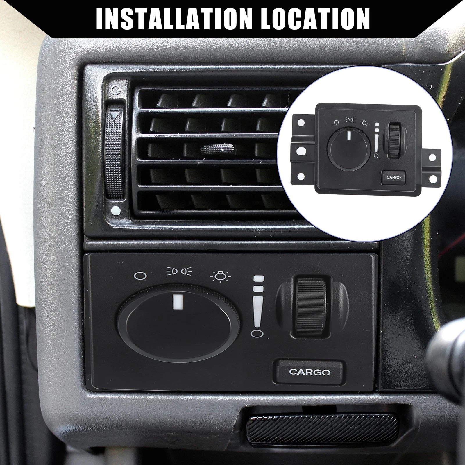 Headlight Switch Replacement for Dodge Dakota Ram 1500 2500 3500 (2011–2015)