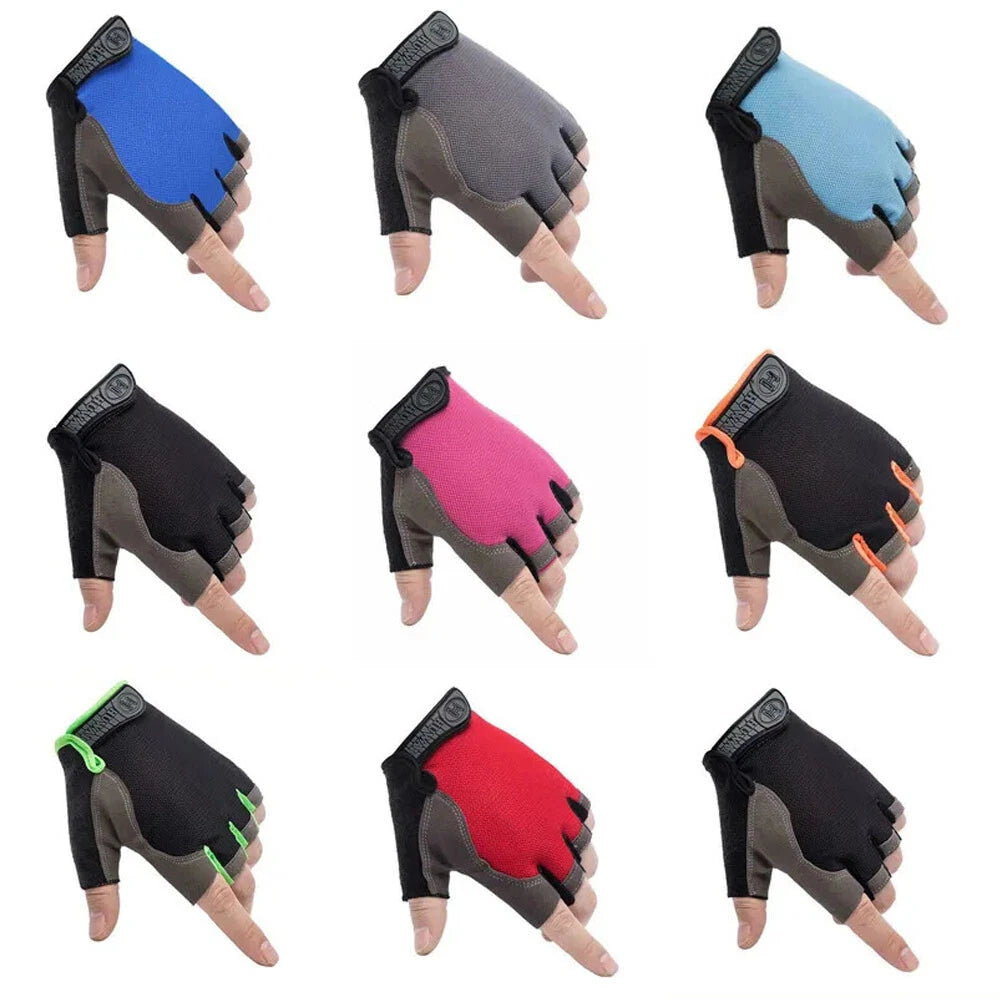 2X Anti-Slip Weight Lifting Gloves for Men Women Fitness Training