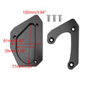 Kickstand Enlarger Plate Pad for Suzuki V-Strom 650 DL650 XT (2011–2024) Black