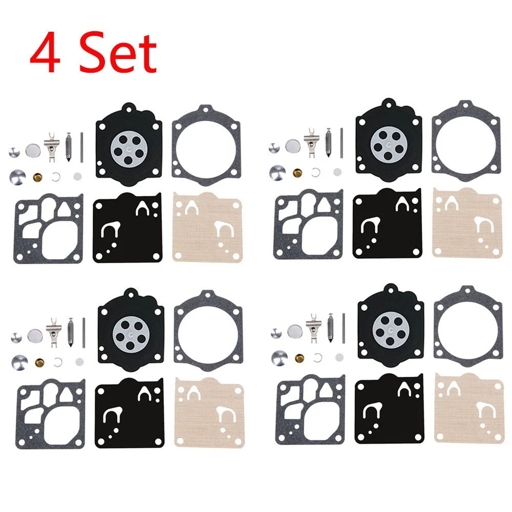Set of 4 Carburetor Gasket Repair Kit for Walbro K12-WG K15-WJ K12-WJ
