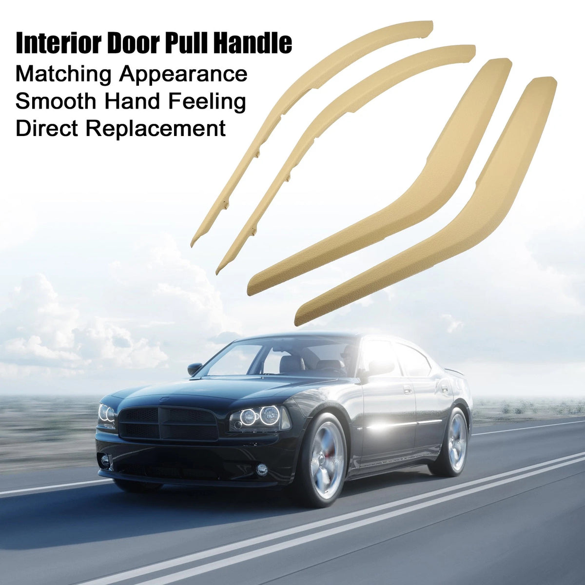 Door Pull Handle Cover Replacement for BMW X1 E84 2013–2015 Beige