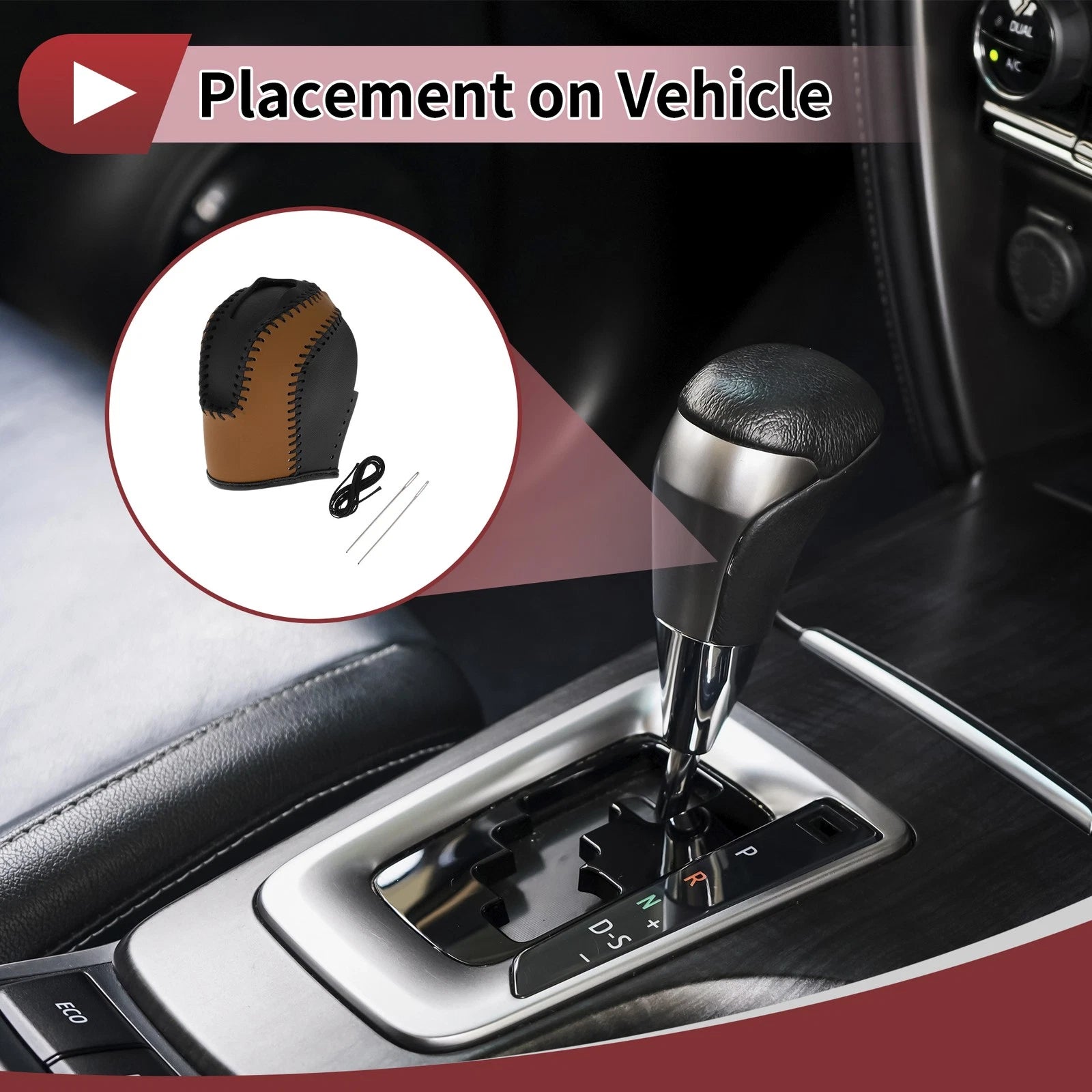 Gear Shift Knob Cover Replacement for Volkswagen Taos (2022–2023)