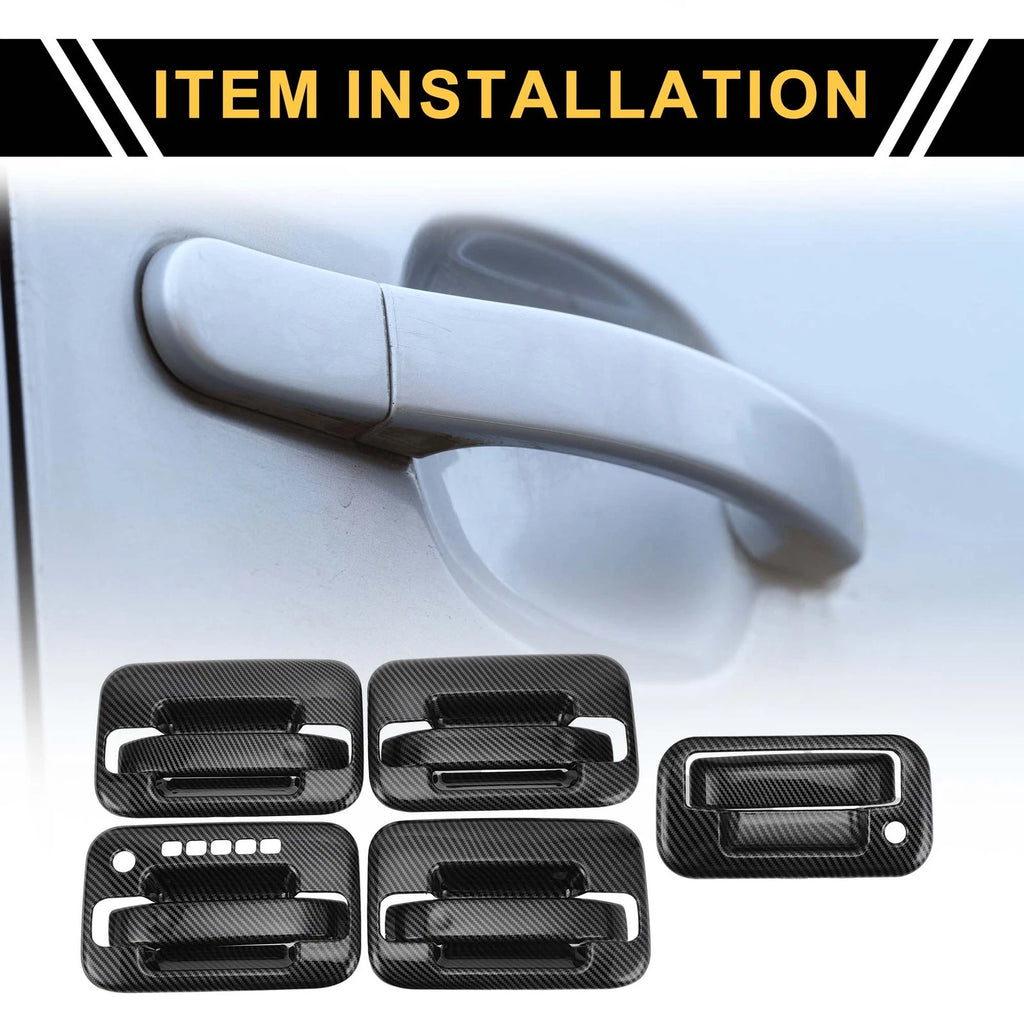 Exterior Door Handle Cover Front Set with Keypad for Ford F-150 (2004–2014)