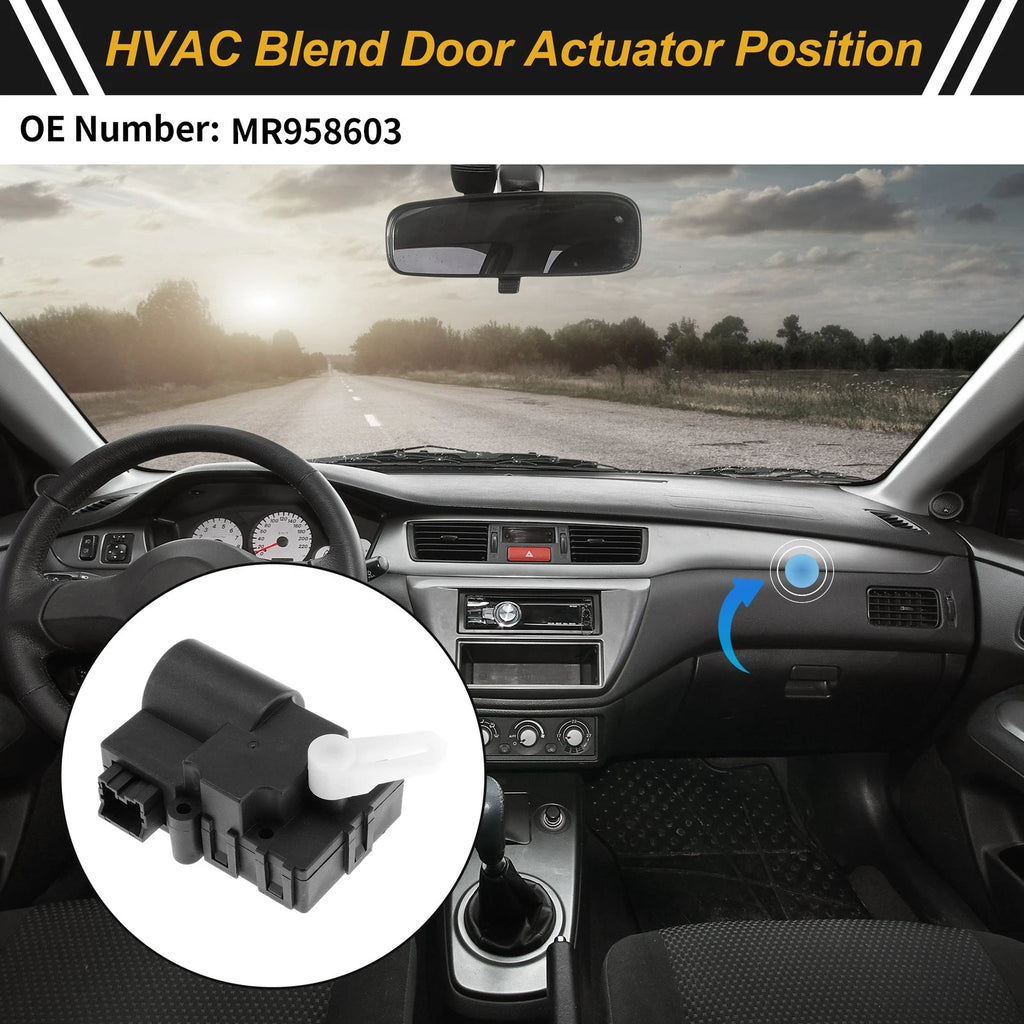 HVAC Heater Blend Door Actuator Replacement for Mitsubishi Galant (2004–2012)