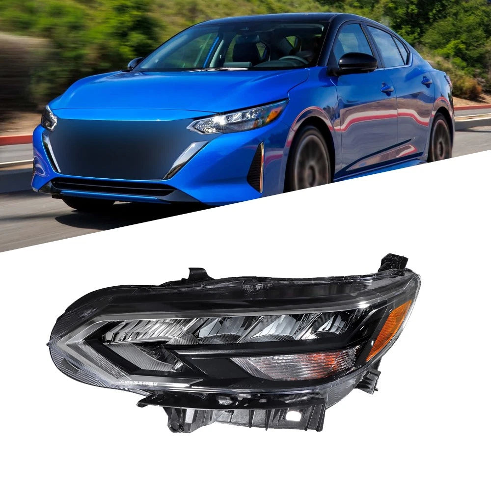 Front Headlight Headlamp for Nissan Sentra SR (2024–2025) Left Clear LED