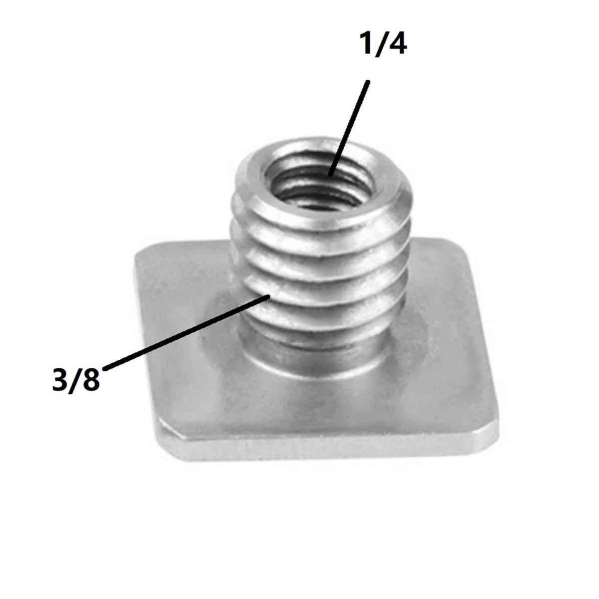3/8" to 1/4" Adapter Screw Cold Shoe Base Bracket for DSLR Camera Cage