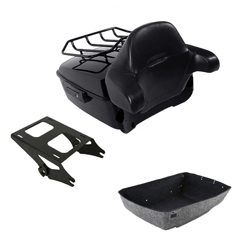 Trunk Backrest Mount Rack for Harley Touring Road Electra Glide (2014–2026)