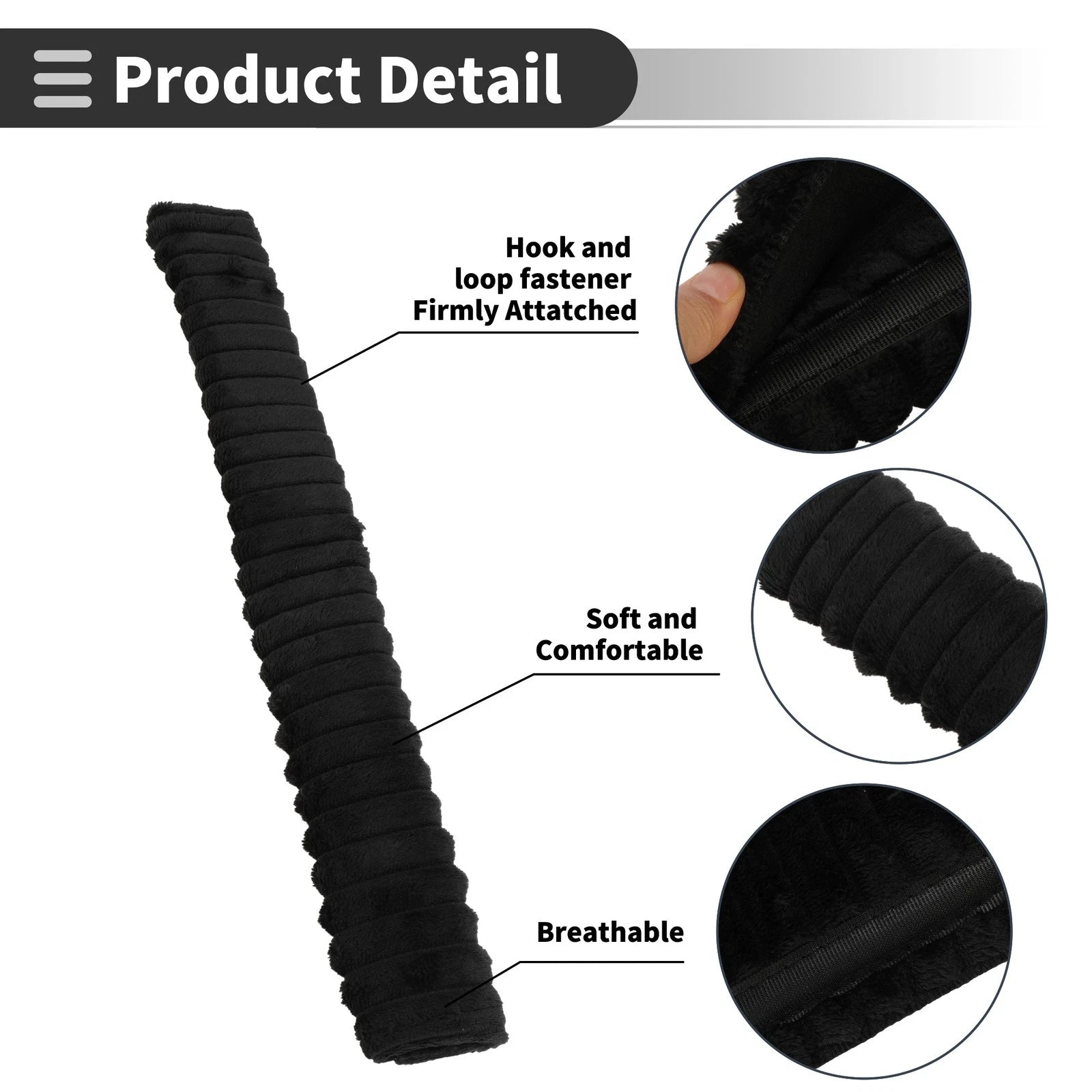 Seat Belt Cover Pad for Universal Fit (50cm)