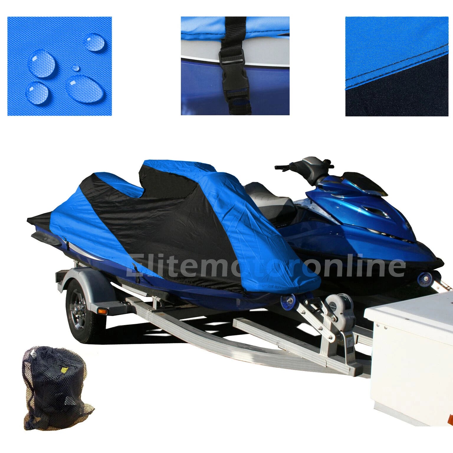 Custom Fit Trailerable Jet Ski Storage Cover for Seadoo GTR 215 (2013–2016)