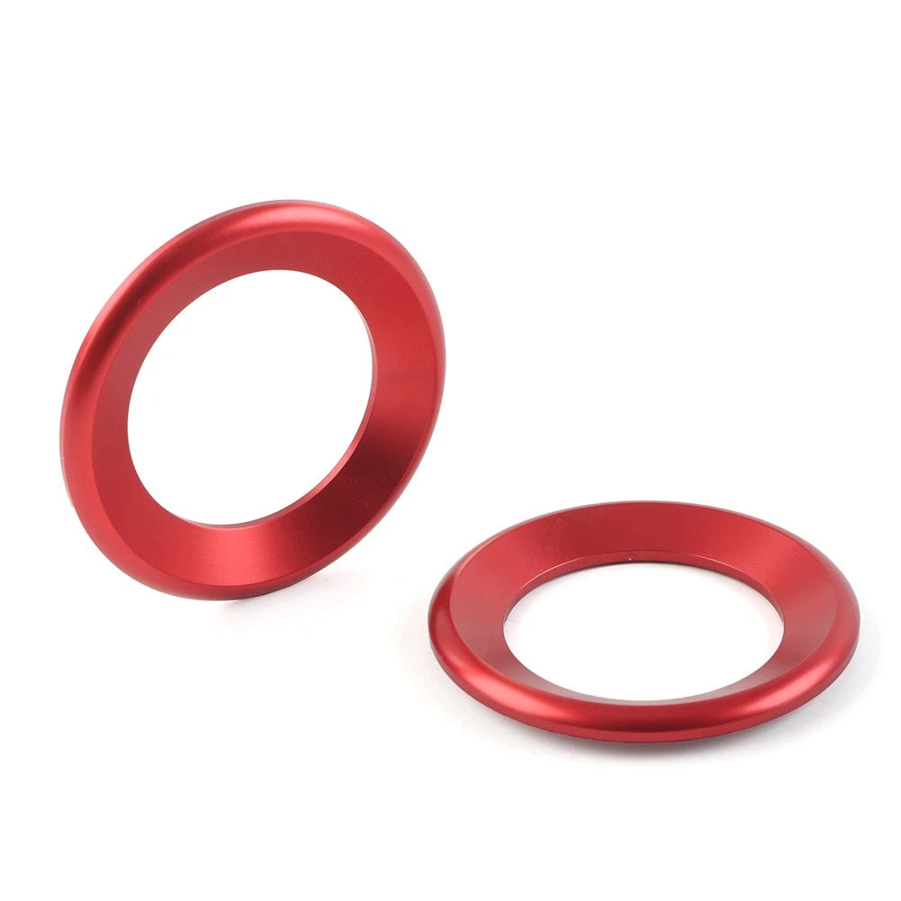 A Pillar Horn Ring Cover for Honda Civic (2016–2021) Red 2X
