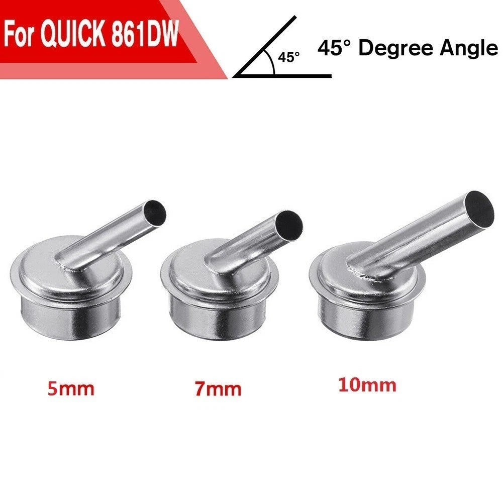 Angled Nozzle 45 Degree for Quick Heat Hot Air Rework Station 861DW