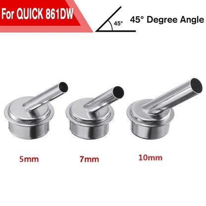 Angled Nozzle 45 Degree for Quick Heat Hot Air Rework Station 861DW