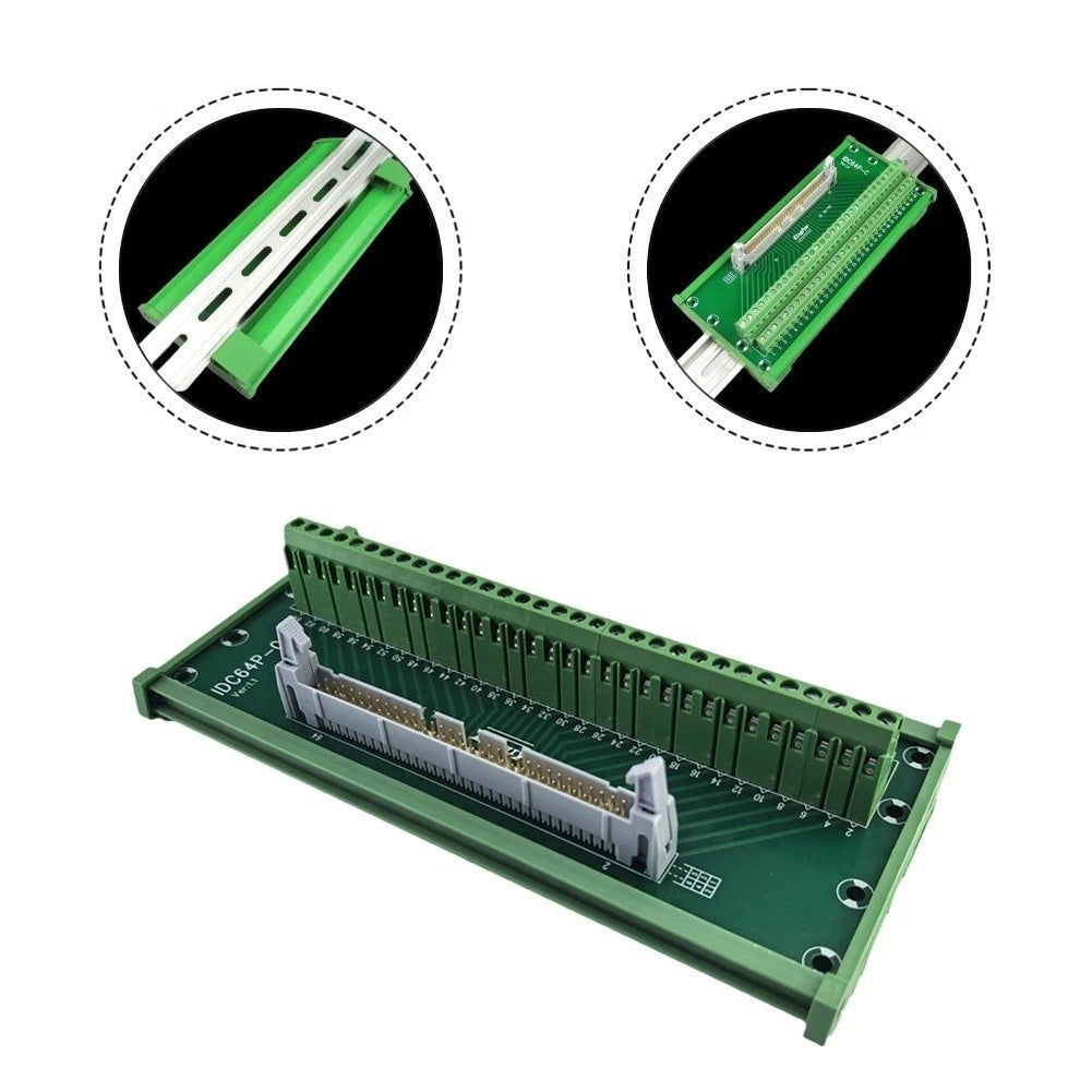C Type 64 Pin Connector Terminal Block for Industrial Use