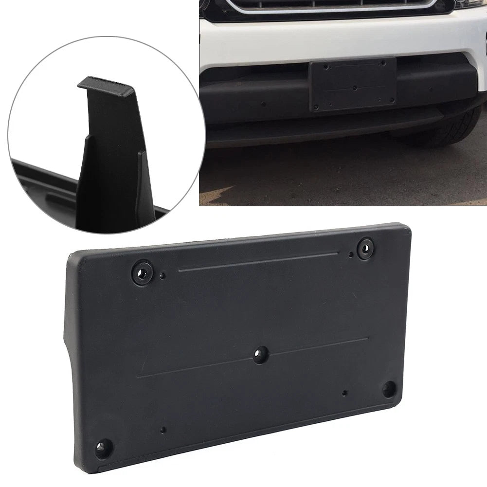 Front Number Plate Bracket for Land Rover Discovery 4 (2010–2016) Black