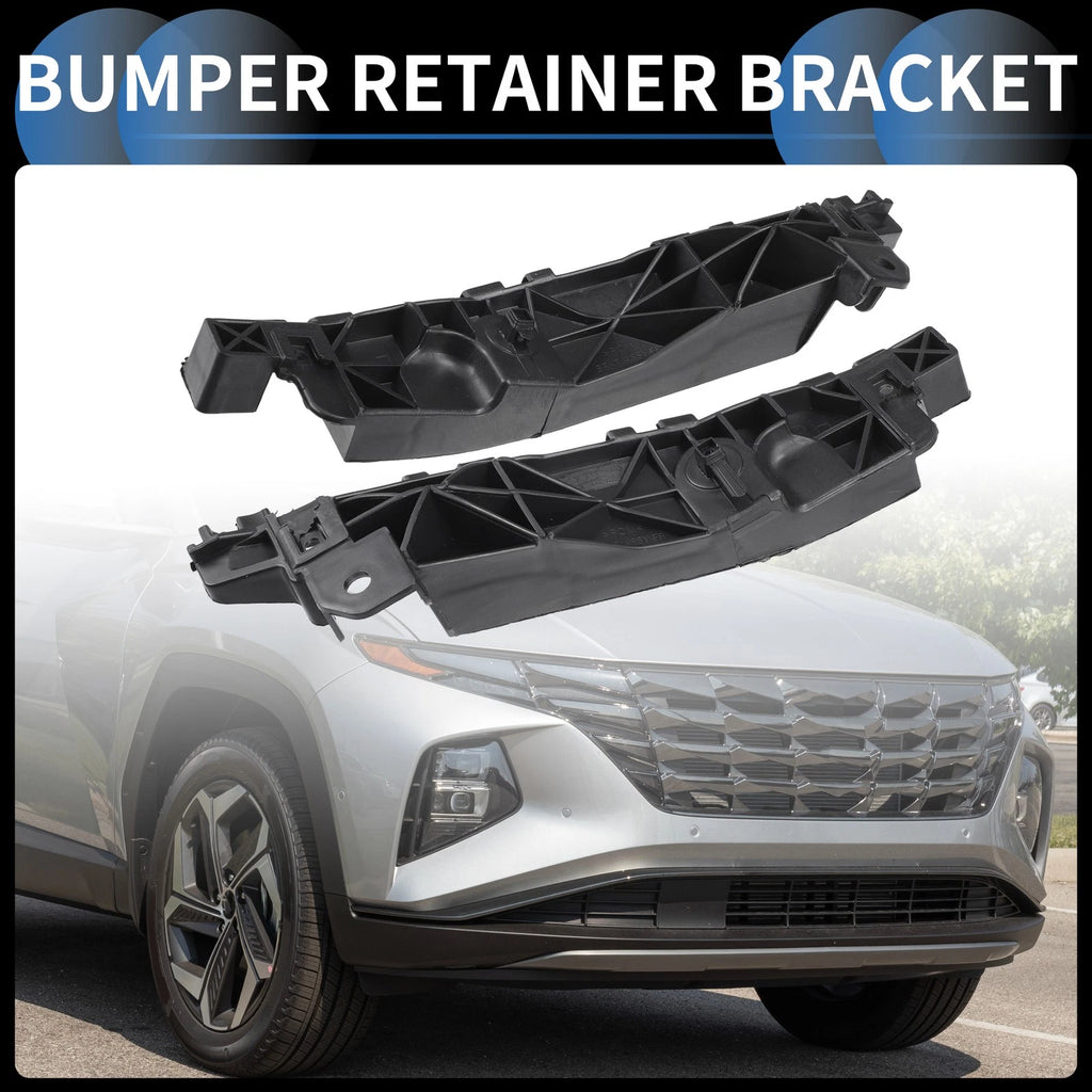 Front Bumper Retainer Bracket Pair Replacement for Hyundai Tucson (2011–2015)
