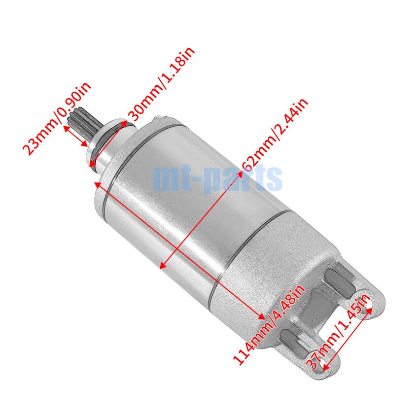 Starter Motor for Kymco Xciting 400i ABS (2014–2016), Euro 4 (2017–2020), VS 400 (2023–2024)