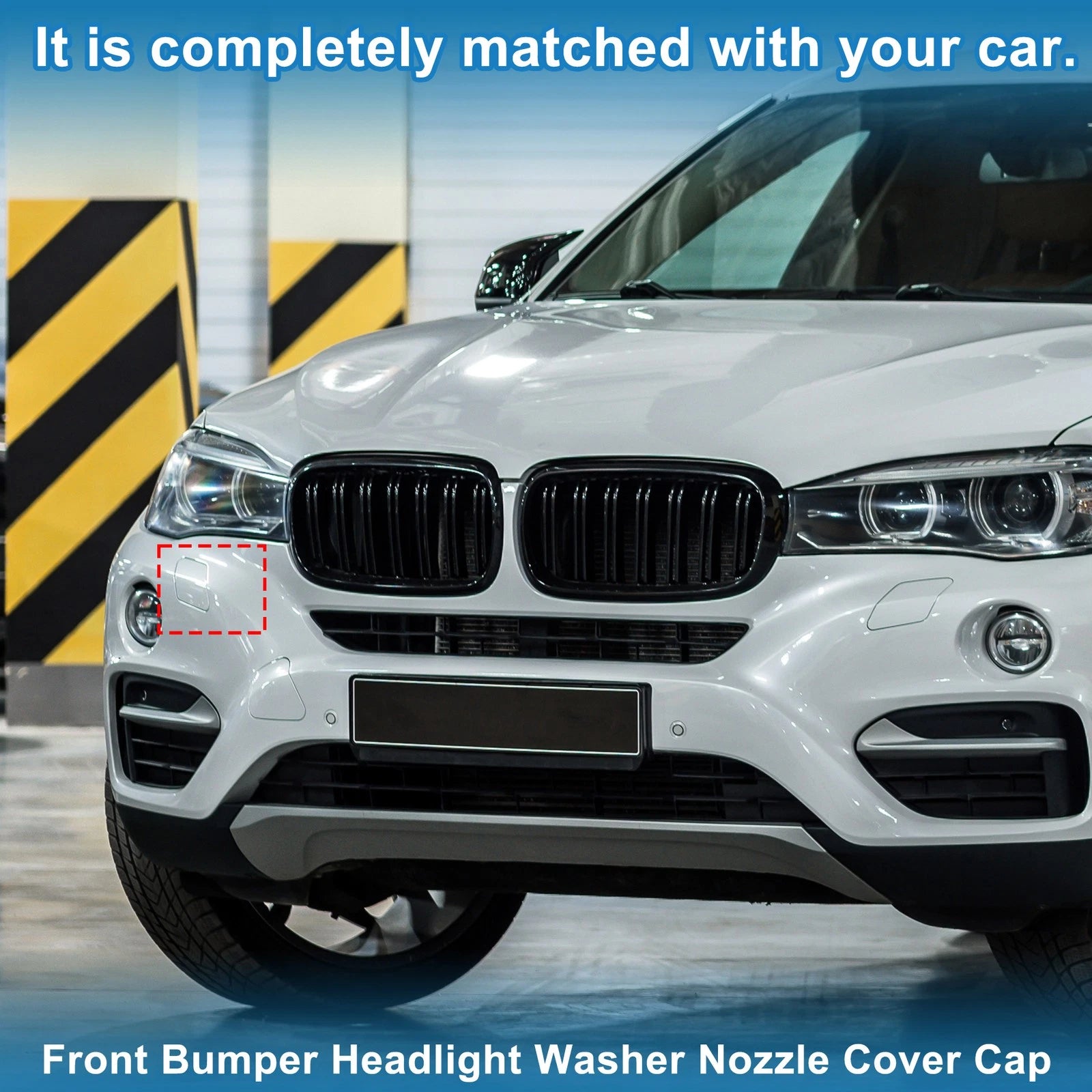 Front Right Washer Nozzle Cover Cap Replacement for BMW X6 (2015–2019)