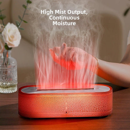 3D Flame Aromatherapy Diffuser with Adjustable Mist & Light Settings