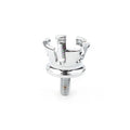 Rear Seat Bolt Tab Screw Mount for Harley (1996–Present) Chrome