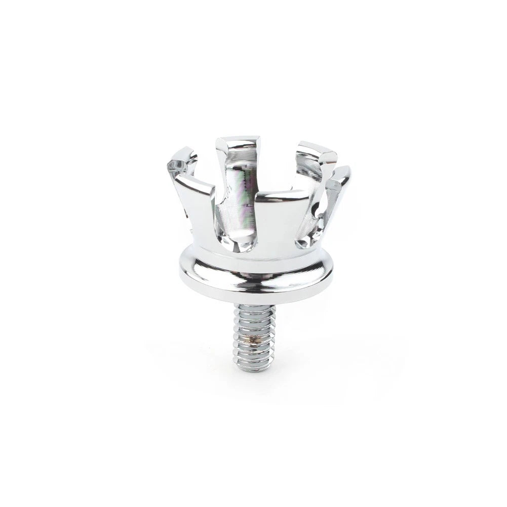 Rear Seat Bolt Tab Screw Mount for Harley (1996–Present) Chrome