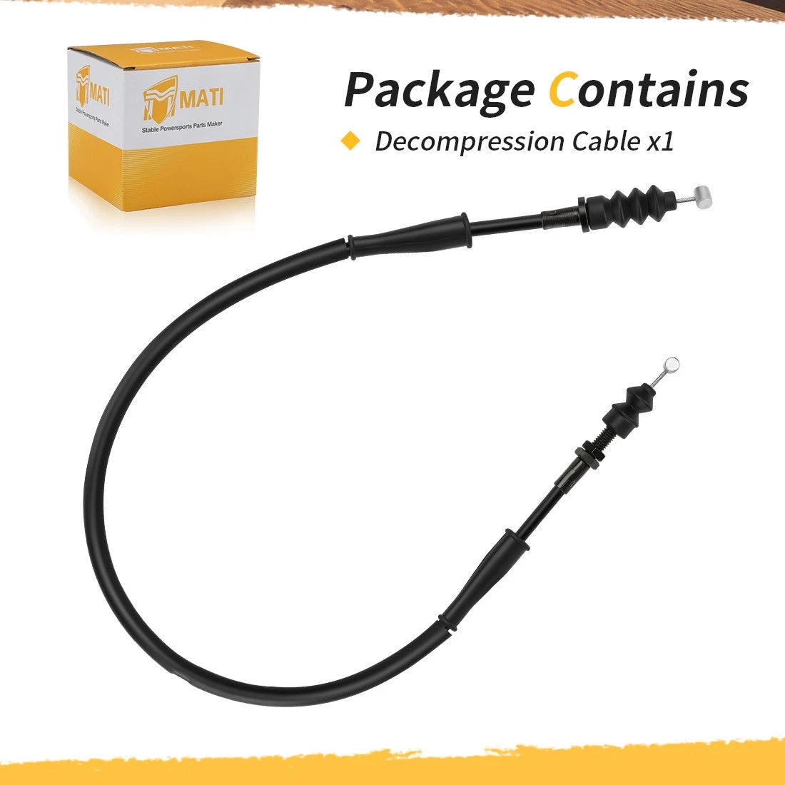 Decompression Cable for Honda ATC350X FourTrax 350 TRX350 TRX350D (1985–1987)