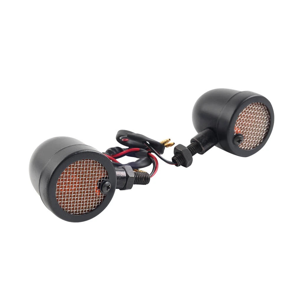 Motorcycle Grill Flasher Amber Bulb Turn Signal Indicator Light Lamp For Suzuki