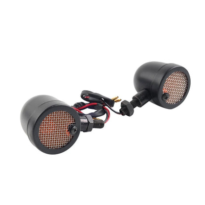 Motorcycle Grill Flasher Amber Bulb Turn Signal Indicator Light Lamp For Suzuki