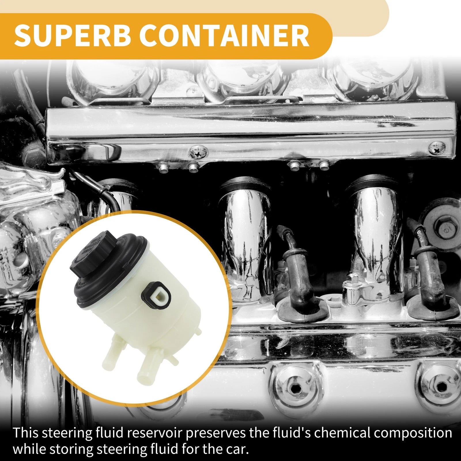 Power Steering Reservoir Replacement for Hyundai Accent 2006–2011
