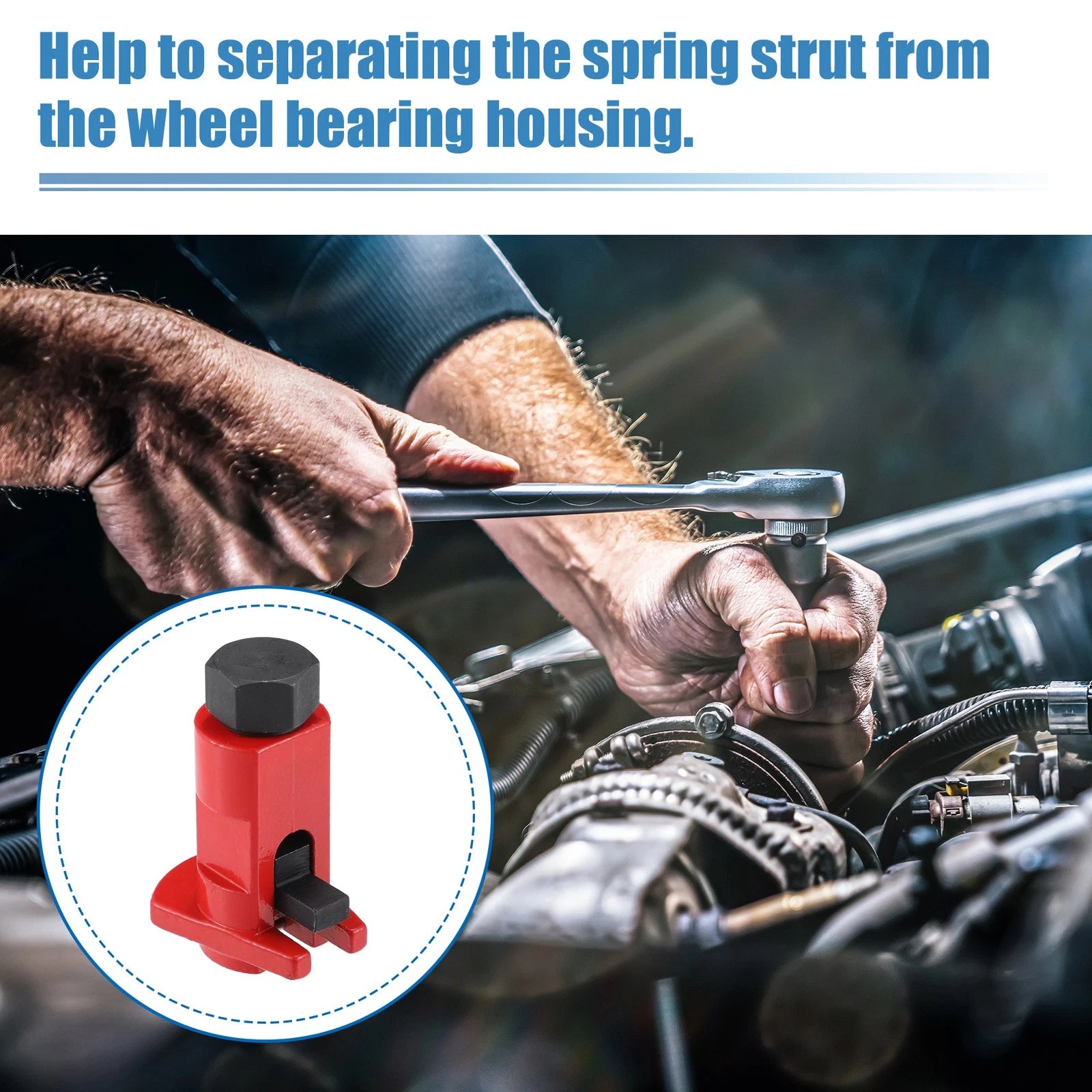Strut Spreader Tool for Universal Shock Absorber Strut Remover