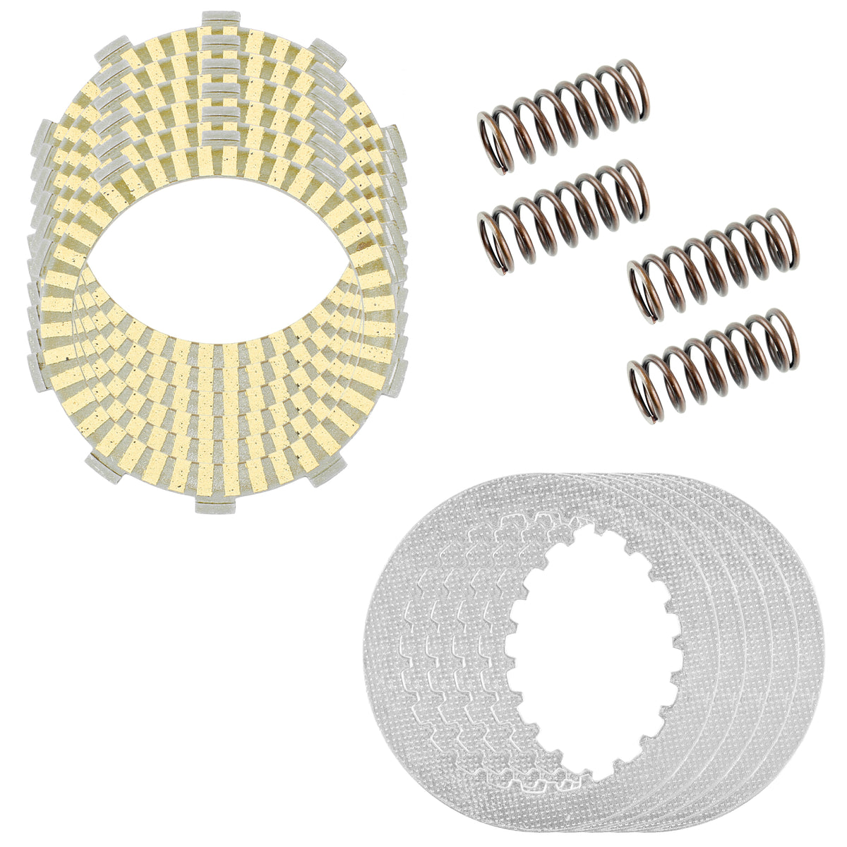 Clutch Friction Steel Plates Kit for Honda TRX420FPM Rancher 420 4x4 (2009–2013)