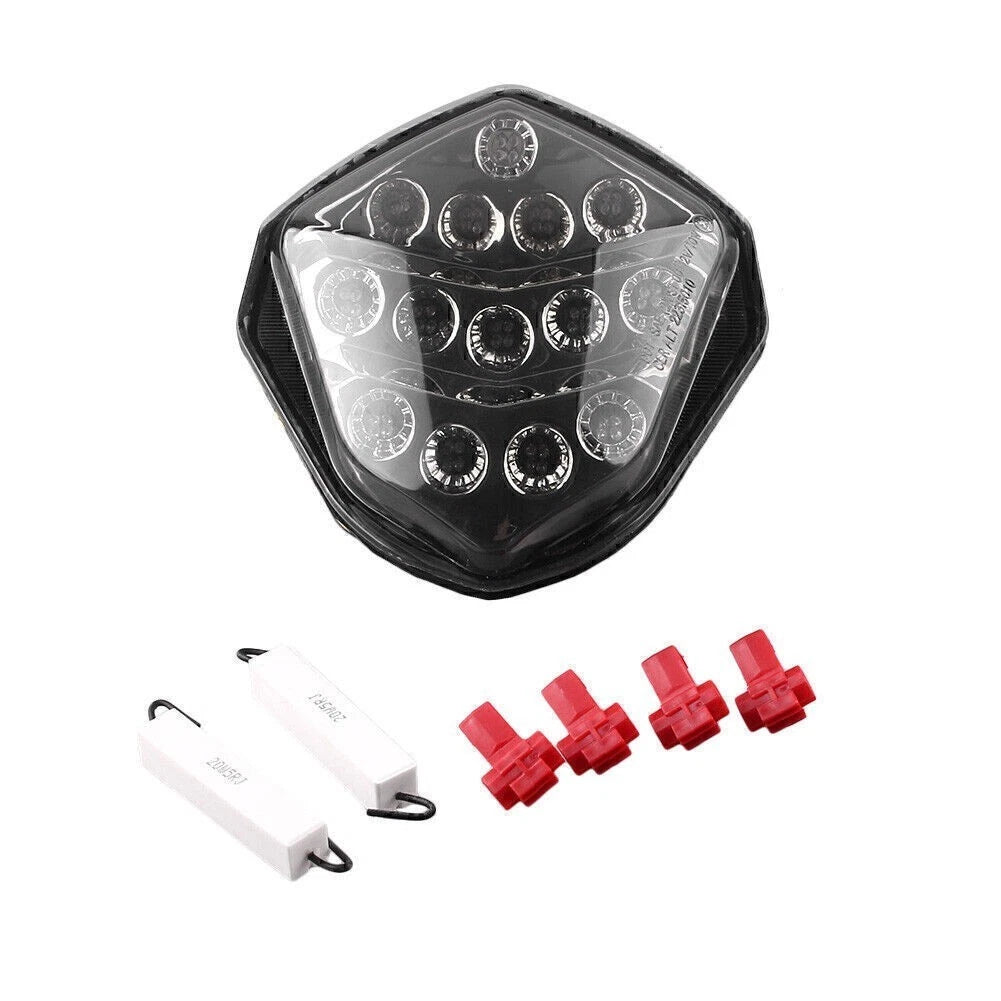 LED Tail Light Brake Turn Signal for Suzuki GSXR1000 (2003–2004) Black Smoke