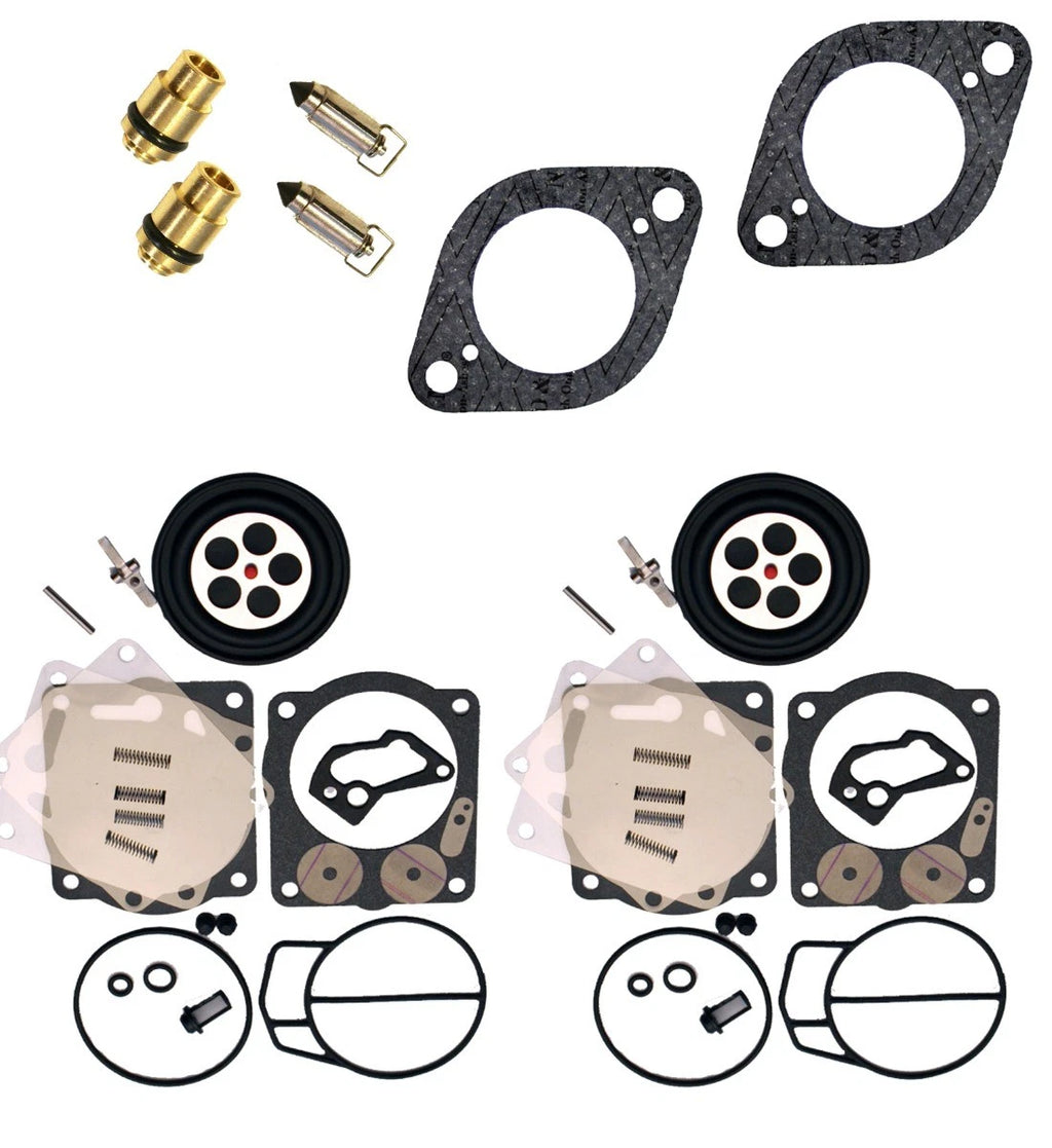 Carburetor Rebuild Kit for Sea Doo GTX 947 951 (1997–2002) - Base Gaskets, Needle/Seats