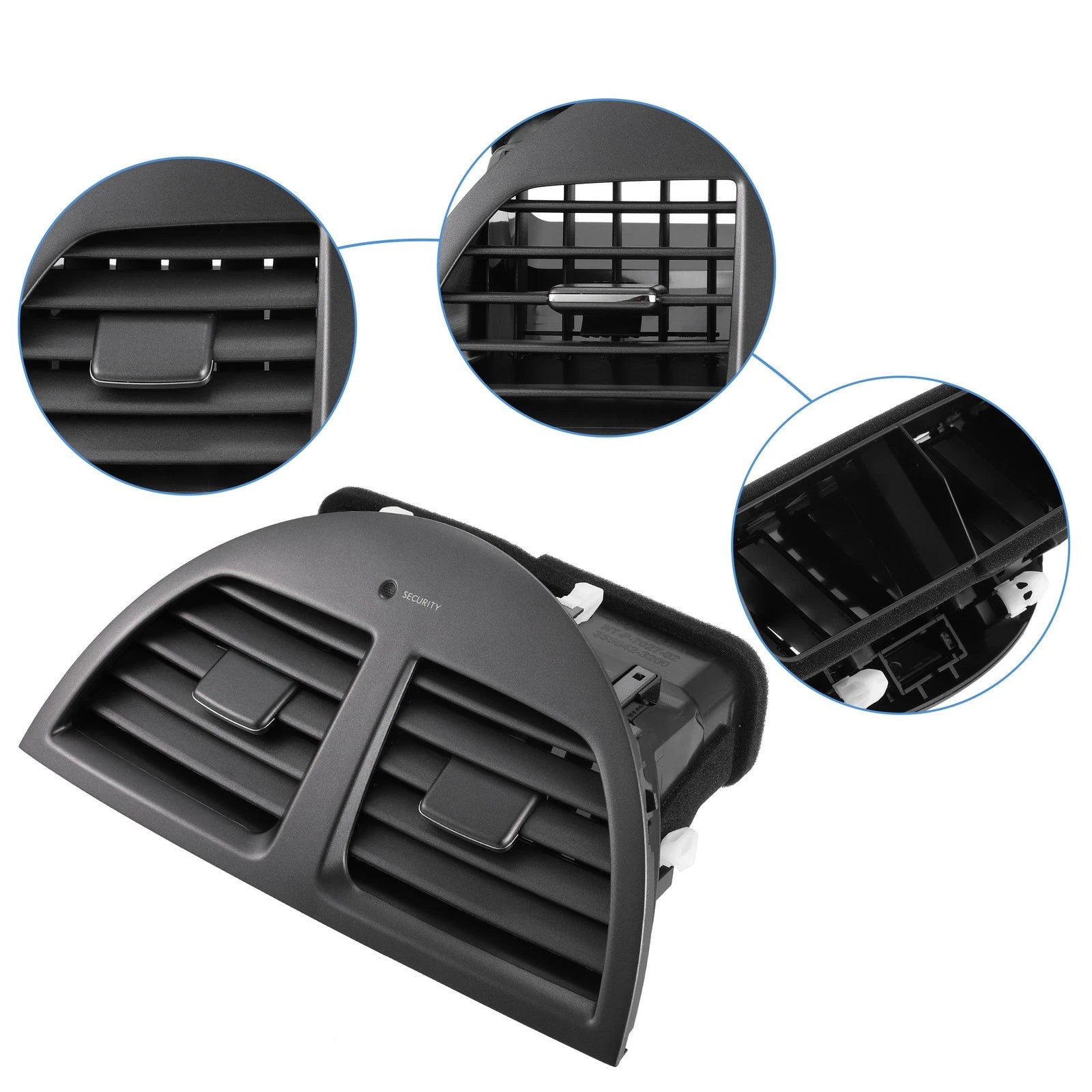 A/C Air Outlet Vent Panel for Lexus ES350 Center Dashboard (2007–2009) Gray