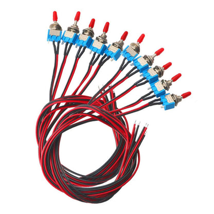 Toggle Switch for Universal Applications (Pre-Wired with 24AWG Wire)