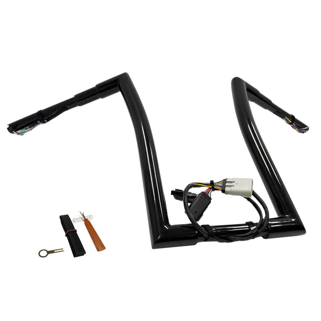 12" Prewired Handlebar 1.5" 32mm for Harley Road Glide (2008–2013)