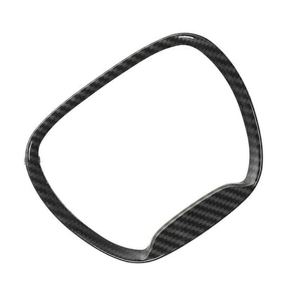 Black Carbon Steering Wheel Center Trim Ring for Dodge Challenger/Charger (2015–2019)