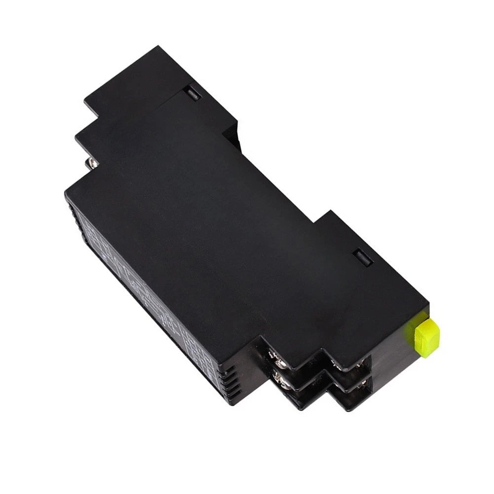 K Type Thermocouple Temperature Transmitter 4-20mA 0-10V Isolator Black