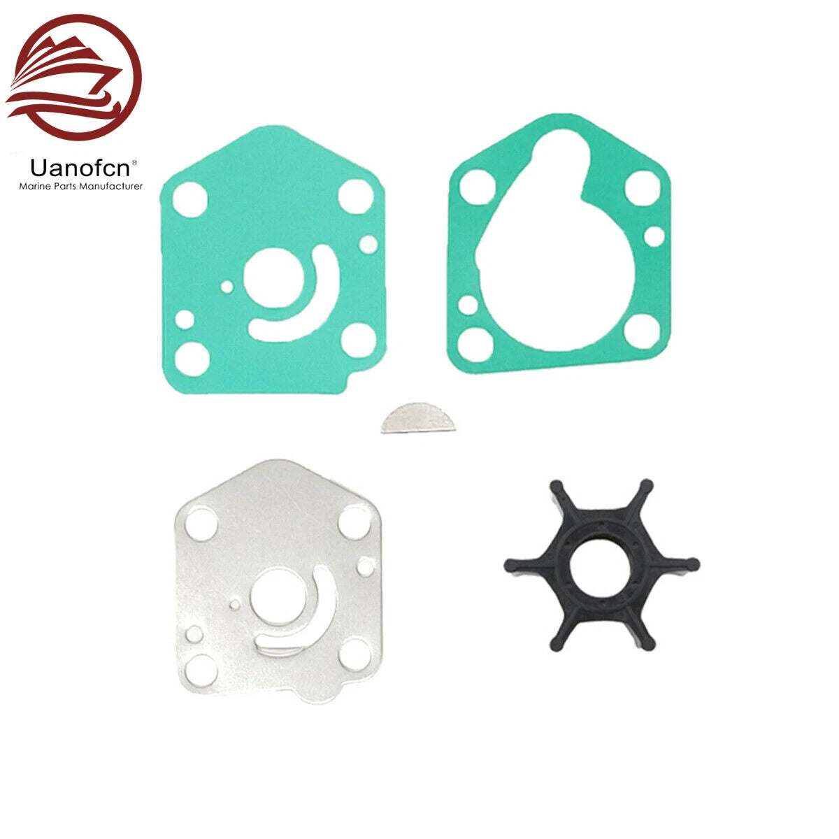Water Pump Impeller Repair Kit 17400-94J00 for Suzuki DF9.9/15 (1999–2023)