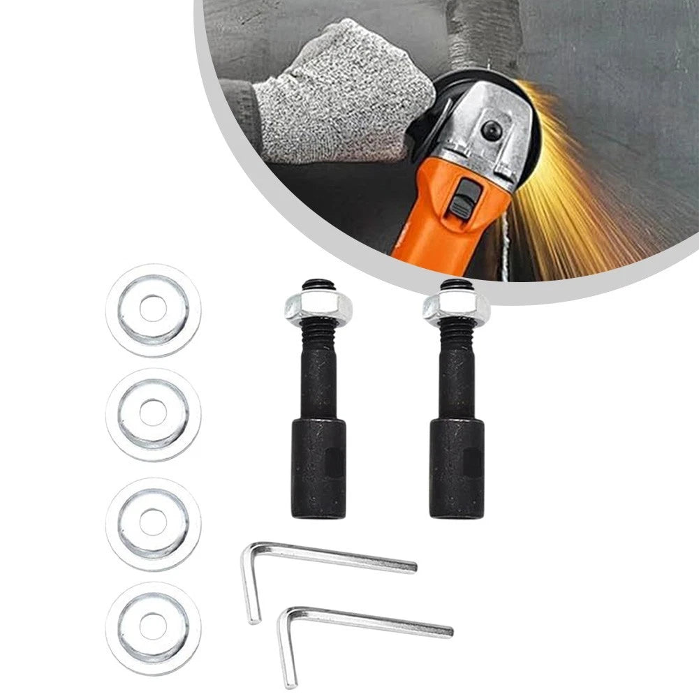 Dual Threaded Shaft Adapter Extender for Motor Conversion (8mm to 10mm)