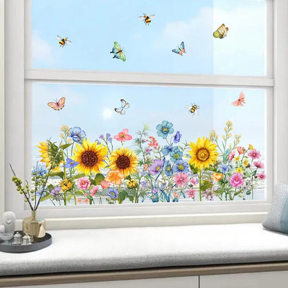 Sunflower Wall Sticker for Furniture Decoration