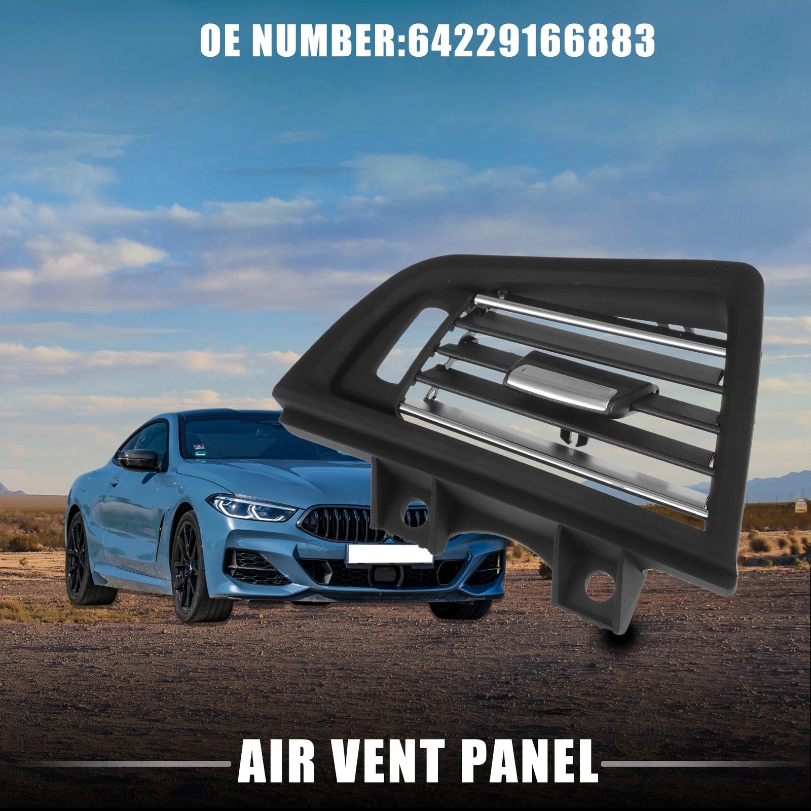 Center Dash A C Outlet Air Vent Panel Replacement for BMW 528i (2011-2016)