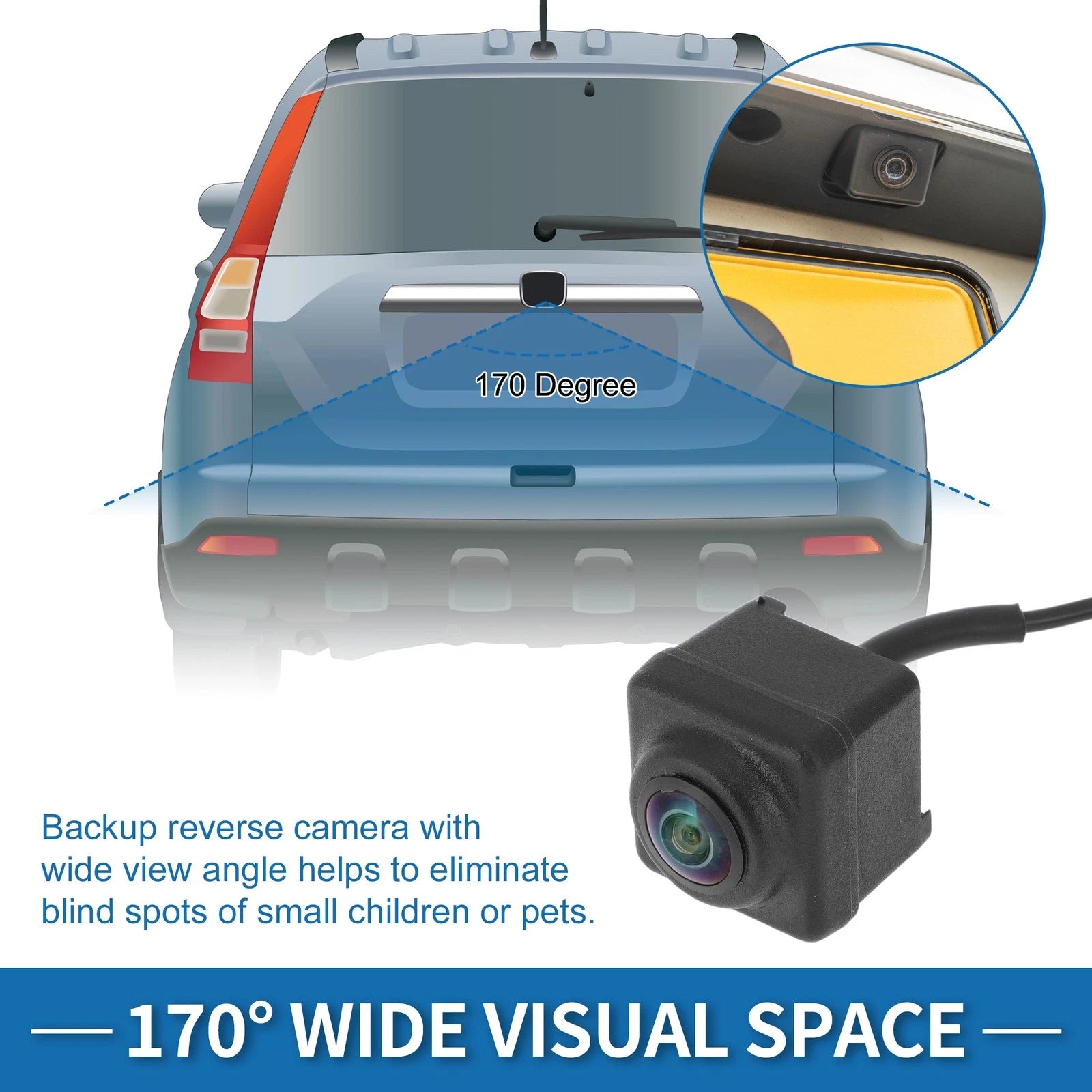 Rear View Park Assist Backup Camera Replacement for GMC Canyon (2019–2022)