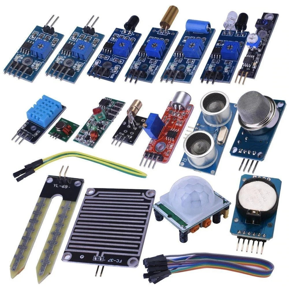 16 Module Sensor Learning Kit for Arduino Nano Pi with Storage Box