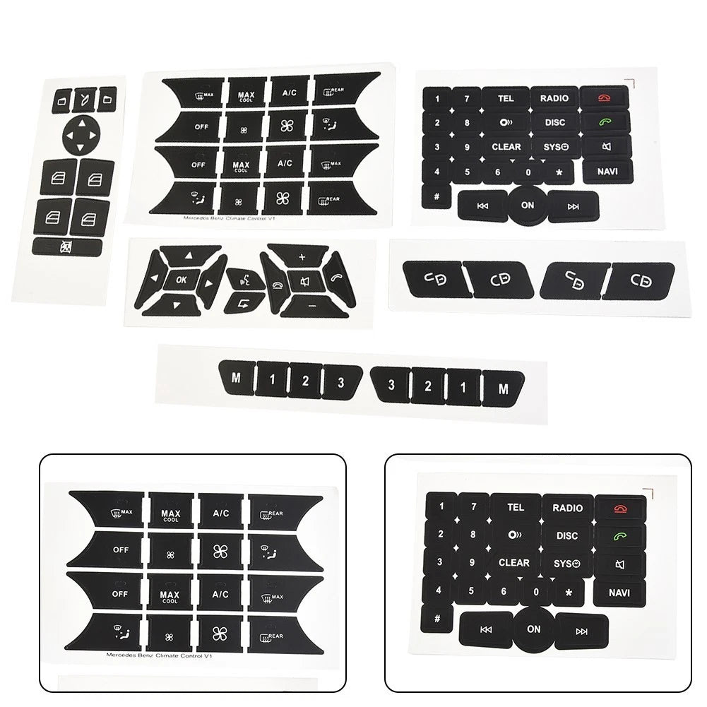 Repair Button Stickers for Mercedes (2007–2014)