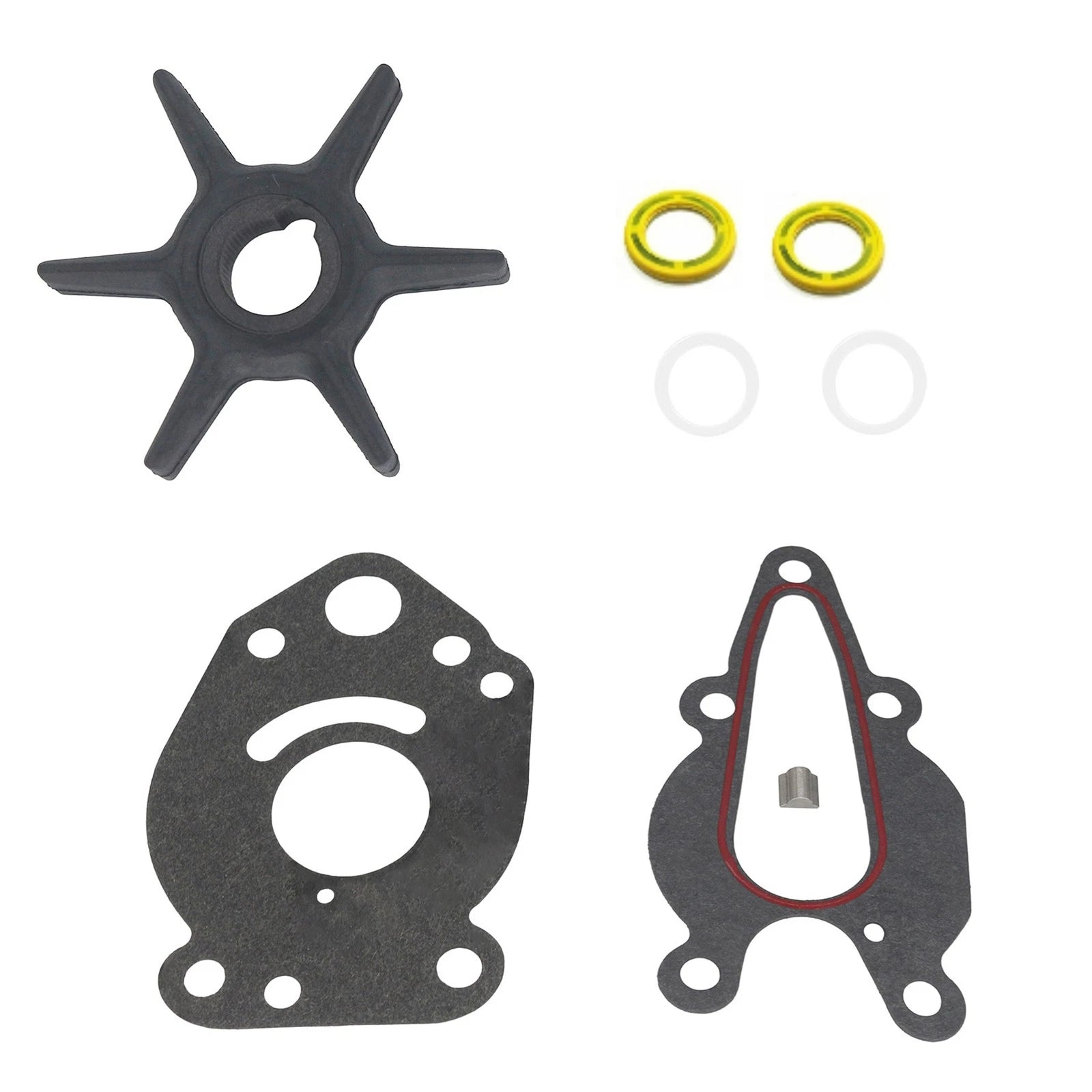 Outboard Water Pump Impeller with 27-19202 Gasket for Mercury Mariner
