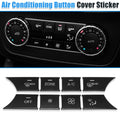 Center Console AC Button Stickers Set for Mercedes-Benz C Class (2015–2021)