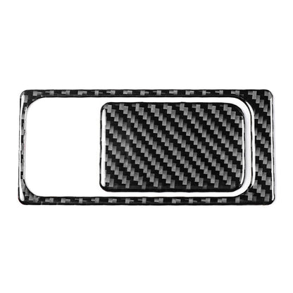 2X Carbon Look Storage Glove Box Handle Panel for Volkswagen Golf 8 (2021–2023)