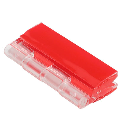 Set of 4 Clear Acrylic Hinges for Cabinets and Drawers