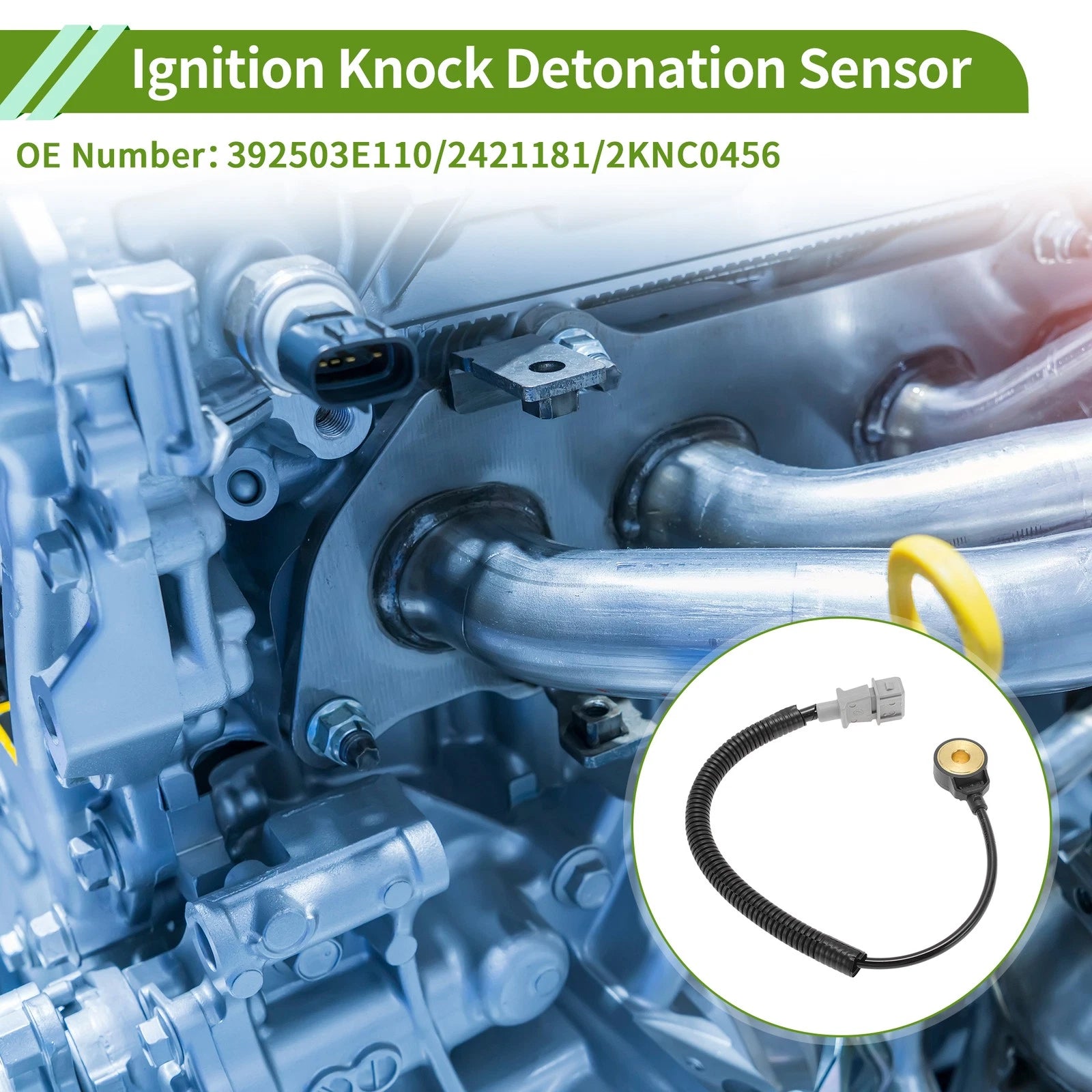 Ignition Knock Detonation Sensor Replacement for Hyundai Santa Fe V6 (2007–2009)